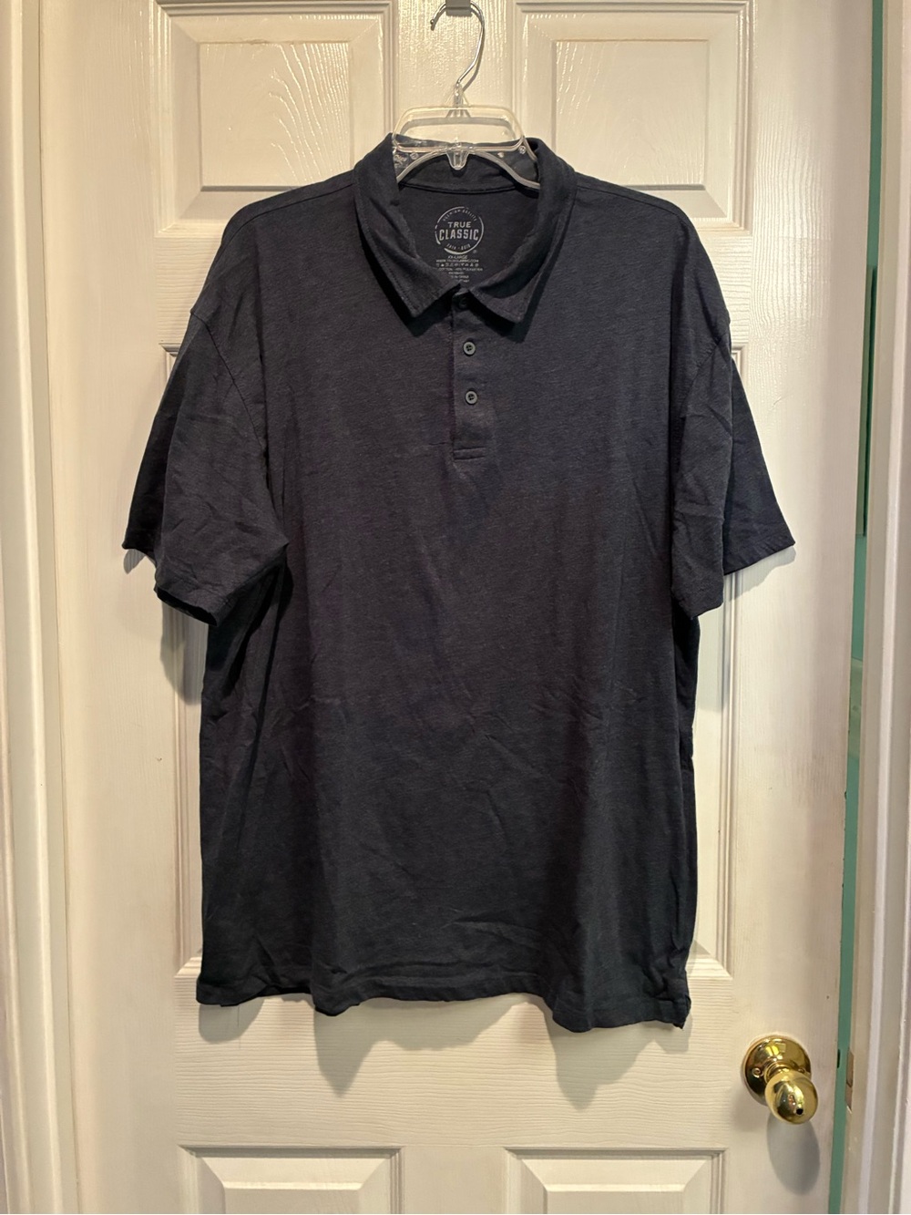 True Classic Men's Navy Polo Shirt XXL